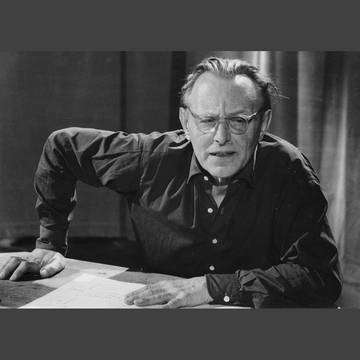 »His manner of expression was frequently crude and drastic, always rich in imagery and forceful, and witty and stimulating.« (Karl Marx)[1] (Carl Orff recites the role of the Gagler [juggler] from ›Astutuli‹ 1958)