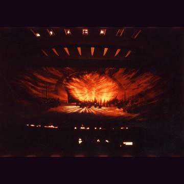 (Stage design for the first performance in Salzburg 1973)