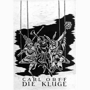 (Poster by Helmut Jürgens for the first performance Städtische Bühnen Frankfurt am Main 1943)