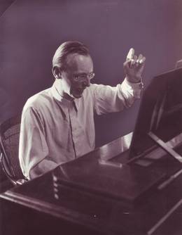 Carl Orff at the piano 1938