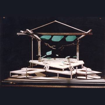 (Stage model by Franz Mertz, Darmstadt 1952)