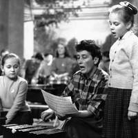 (Gunild Keetman in der Sendereihe »Musik für Kinder«, 1957)