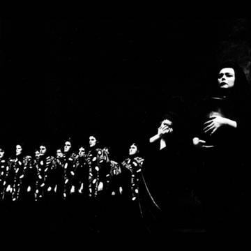 (Stage photo ›Antigonae‹, Stuttgart 1956)